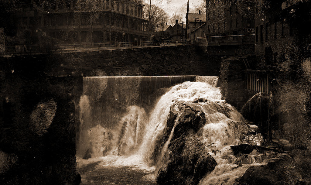 Detail of Whetstone Falls, Brattleboro by Anonymous