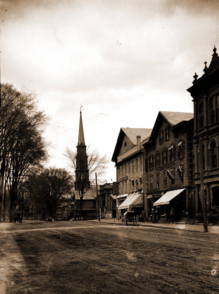 Detail of Main St, Brattleboro by Anonymous