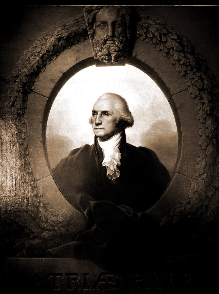 Detail of George Washington by Rembrandt Peale