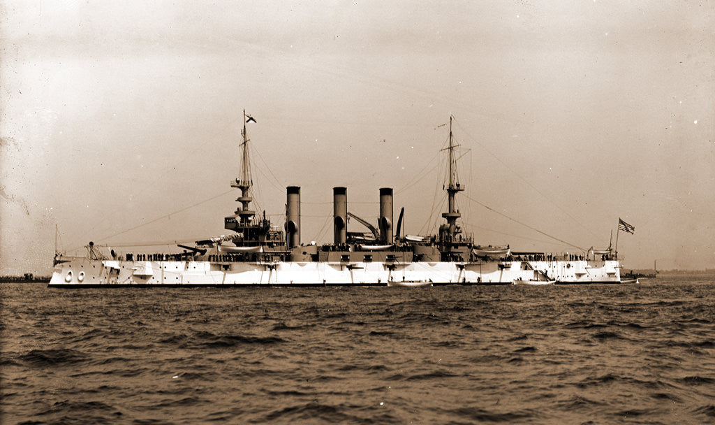 Detail of U.S.S. Louisiana by Anonymous