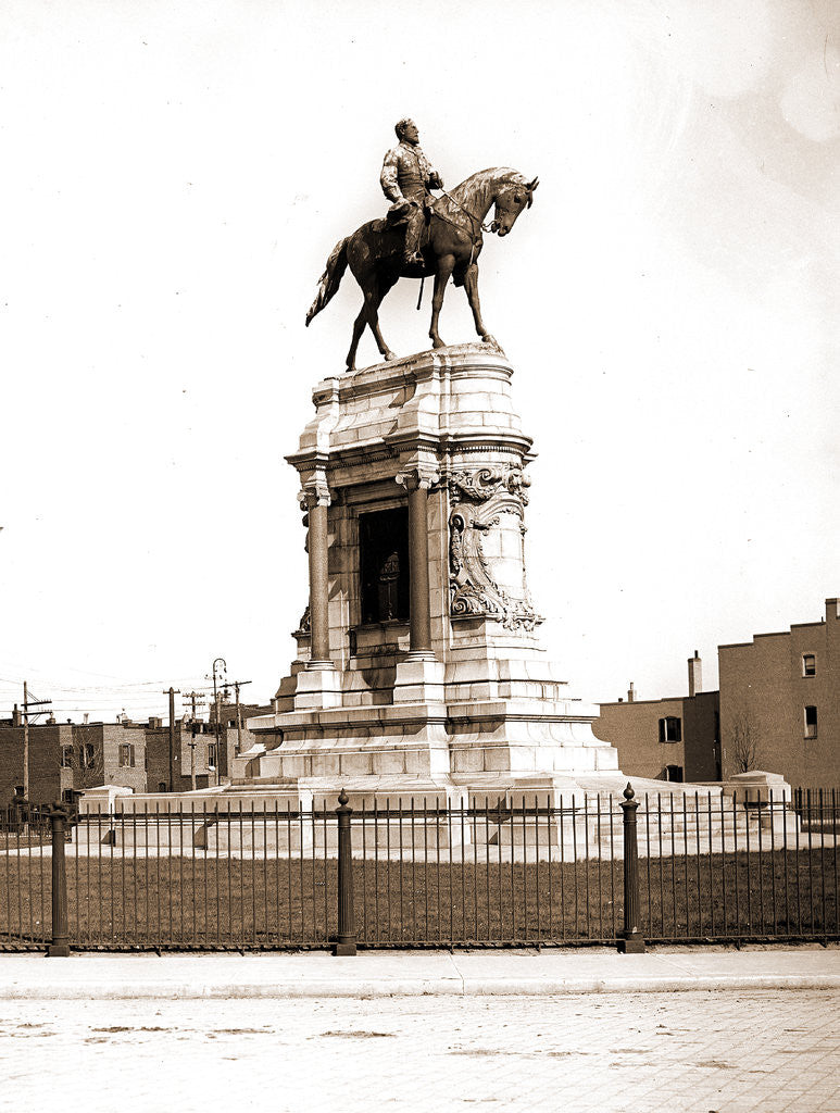 Detail of Lee monument, Richmond by Anonymous