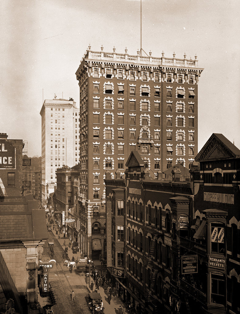 Detail of Westminister Street, Providence by Anonymous