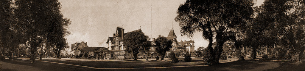 Detail of Hotel del Monte, Monterey, California by William Henry Jackson