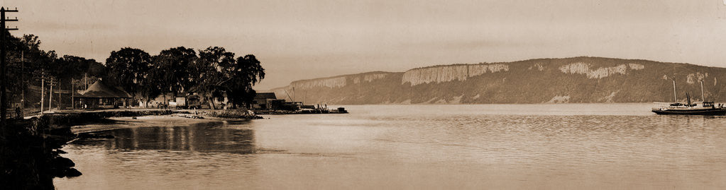 Detail of Palisades of the Hudson River, N.Y by William Henry Jackson