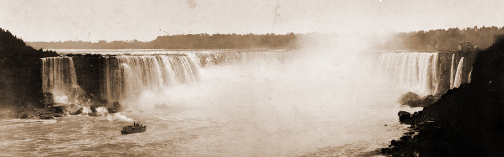 Detail of Niagara, the Horseshoe Fall by William Henry Jackson