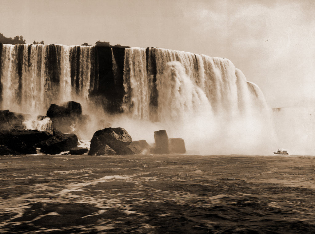 Detail of Horseshoe Fall, Niagara by William Henry Jackson
