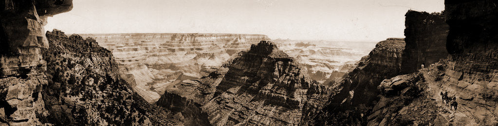 Detail of Grand Canyon of the Colorado, Arizona by William Henry Jackson