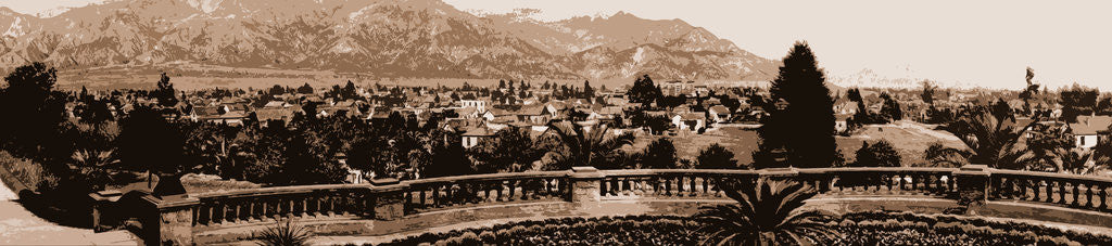 Detail of Pasadena, California by William Henry Jackson