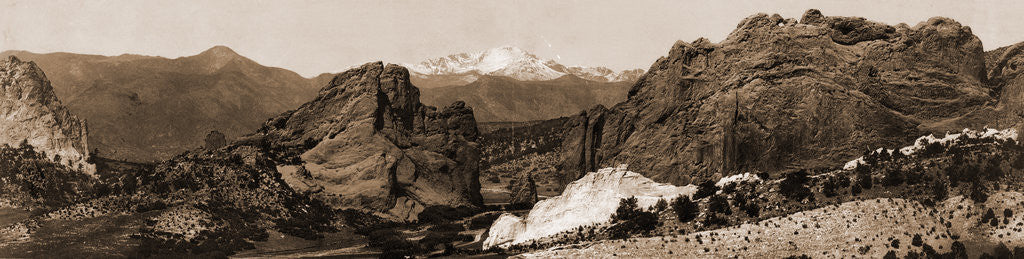 Detail of Garden of the Gods, the Gateway, Colorado by William Henry Jackson