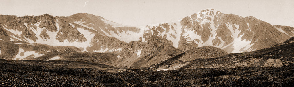 Detail of Colorado, Gray's and Torrey's Peaks by William Henry Jackson