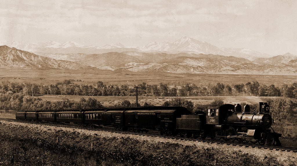 Detail of Chicago Special, Burlington Route, Colorado by William Henry Jackson