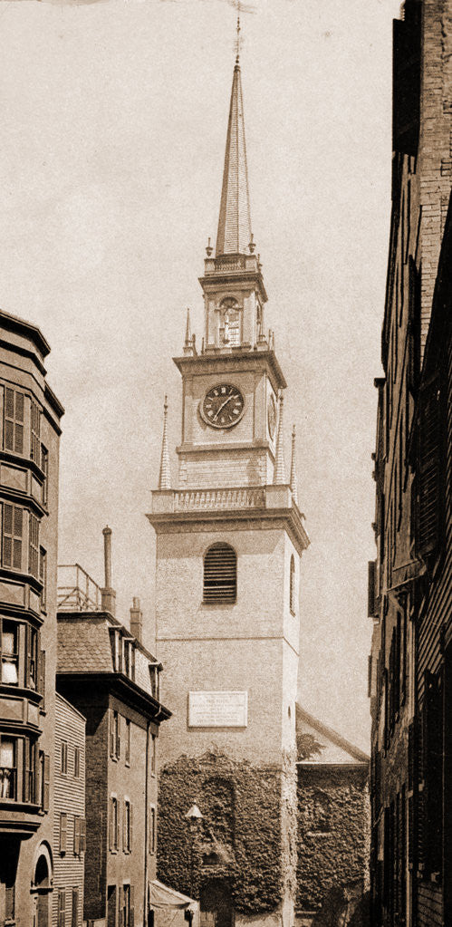 Detail of Church (Old North), Boston by Anonymous