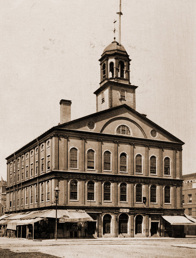 Detail of Faneuil Hall, Boston by Anonymous
