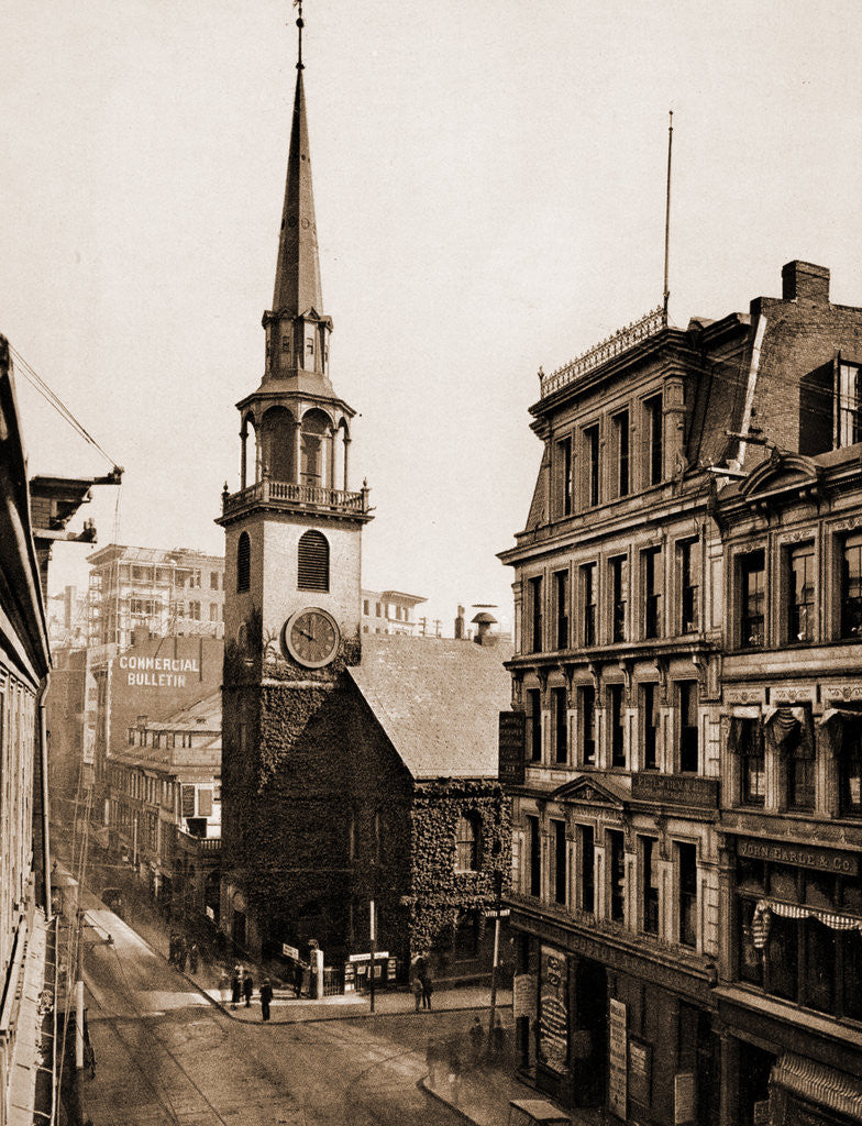 Detail of The Old South Church Old South Meeting House, Boston by Anonymous