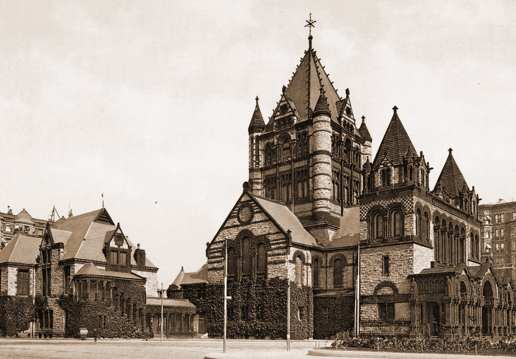 Detail of Trinity Church, Boston by Anonymous