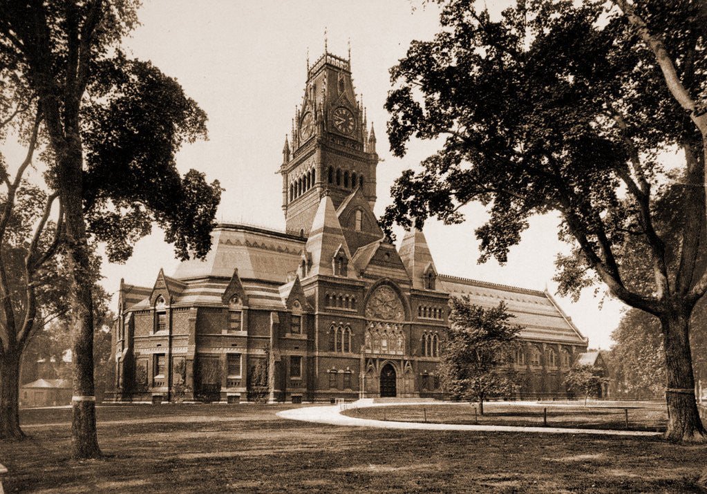 Detail of Memorial Hall, Harvard University by Anonymous