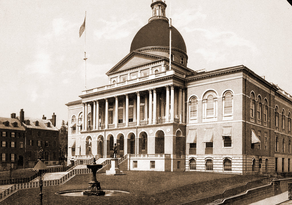 Detail of The State House by Anonymous