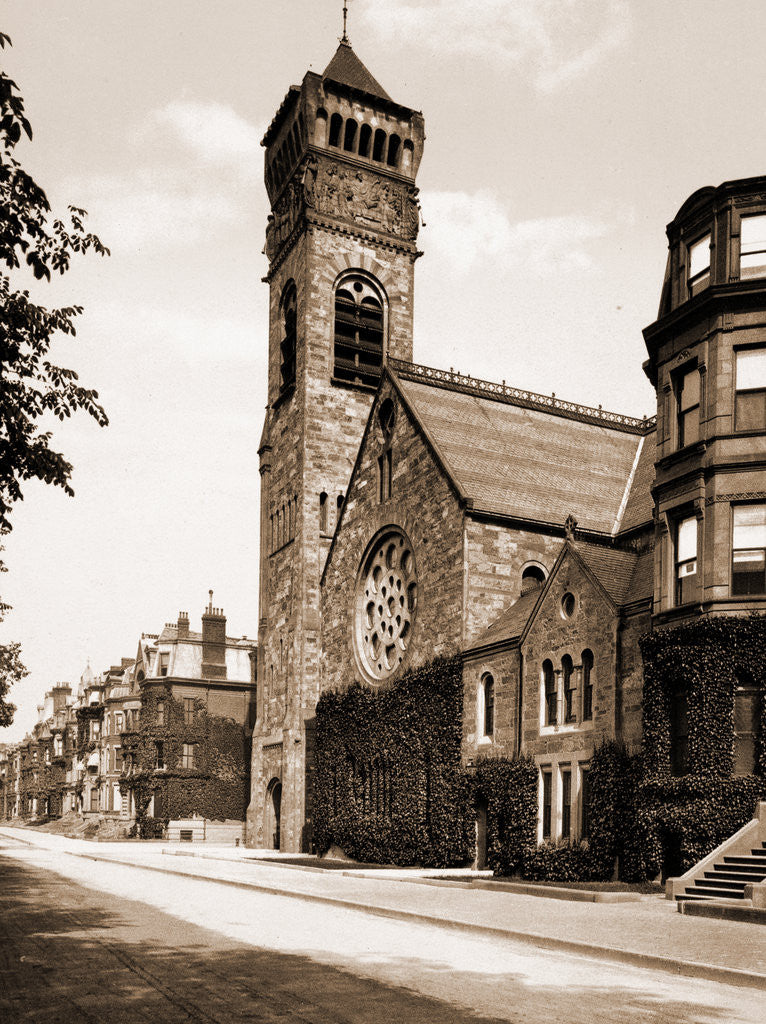 Detail of First Baptist Church, Boston by Anonymous