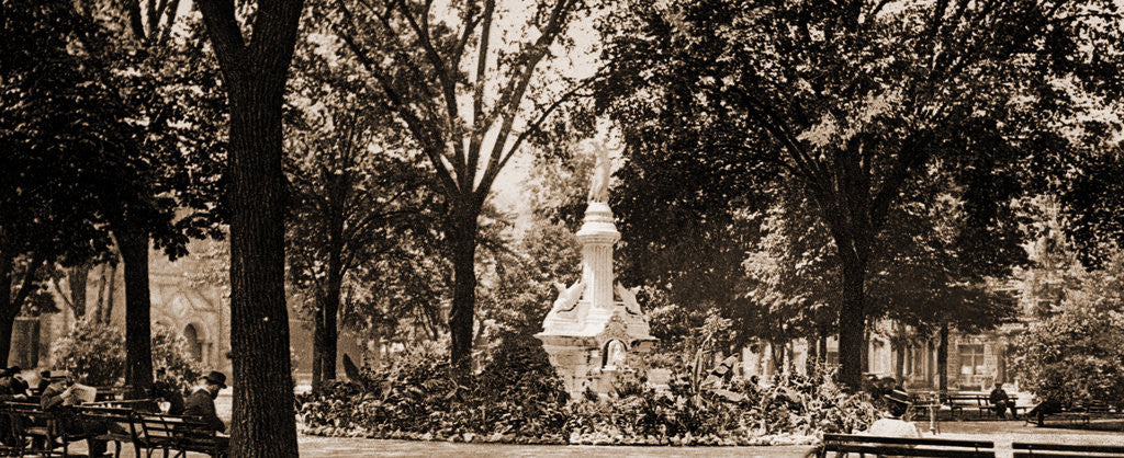 Detail of West Grand Circus Park, Detroit by Anonymous