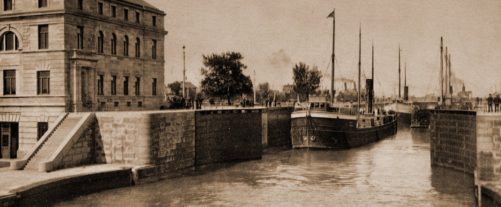 Detail of Entering Poe Lock, Sault Ste. Marie by Anonymous