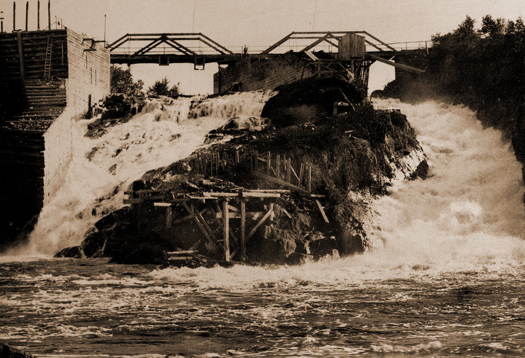 Detail of Michigan, Quinnesec Falls by Anonymous