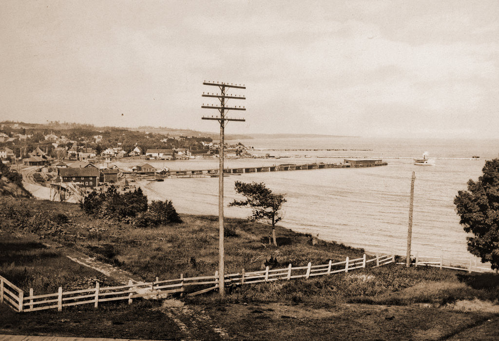Detail of Petoskey Harbor, Michigan by Anonymous
