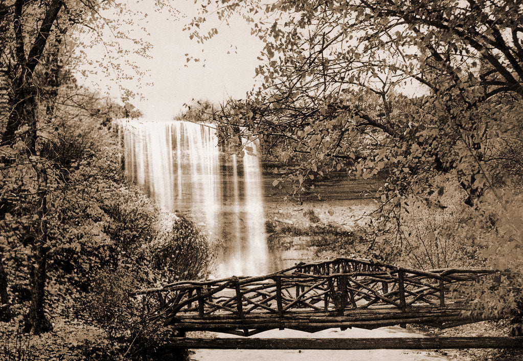 Detail of Minnehaha Falls, Minneapolis by Anonymous
