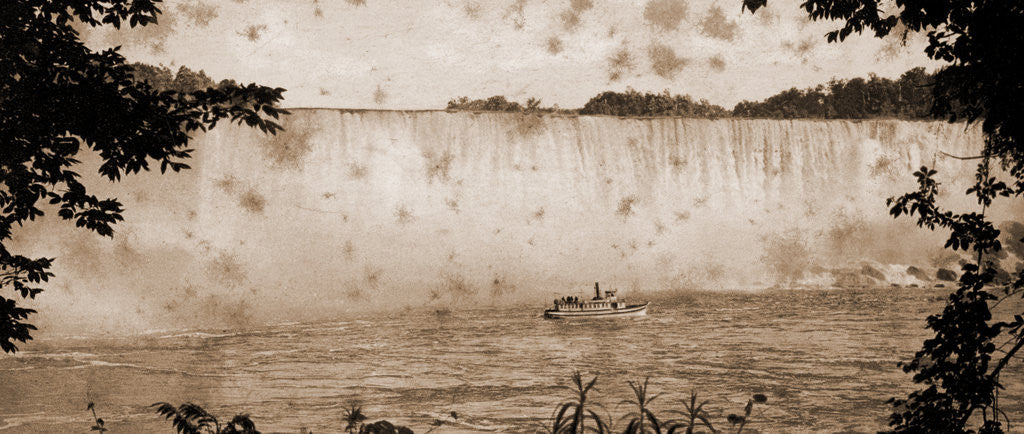 Detail of Niagara, Horseshoe Falls from Canada by Anonymous