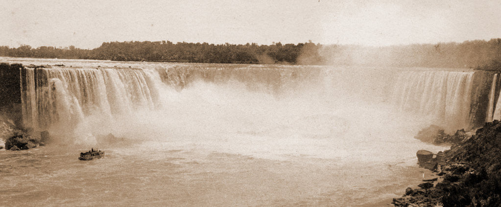 Detail of Niagara, general view of Horseshoe Falls by Anonymous