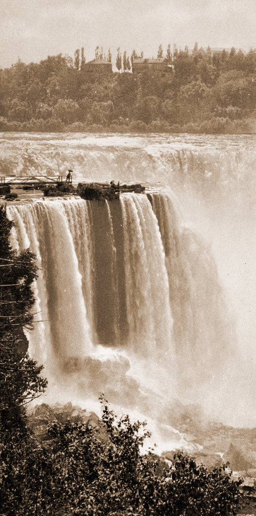 Detail of Horseshoe Falls from Goat Island, Niagara by Anonymous