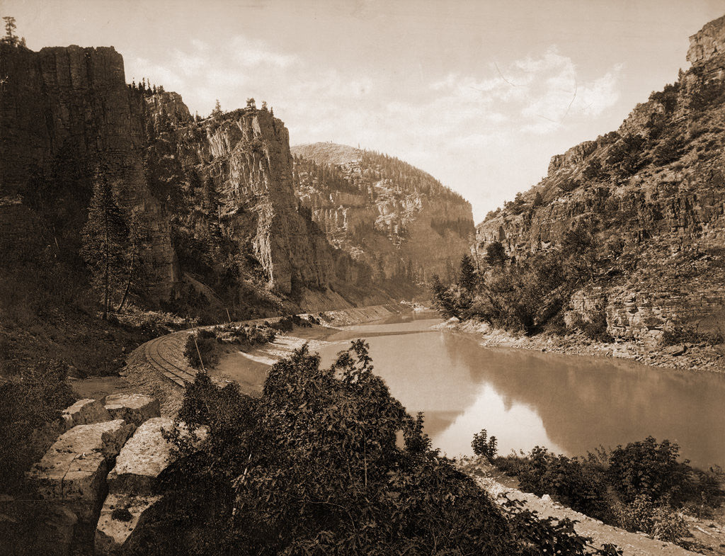 Detail of Echo Cliffs, Grand River Canyon by William Henry Jackson