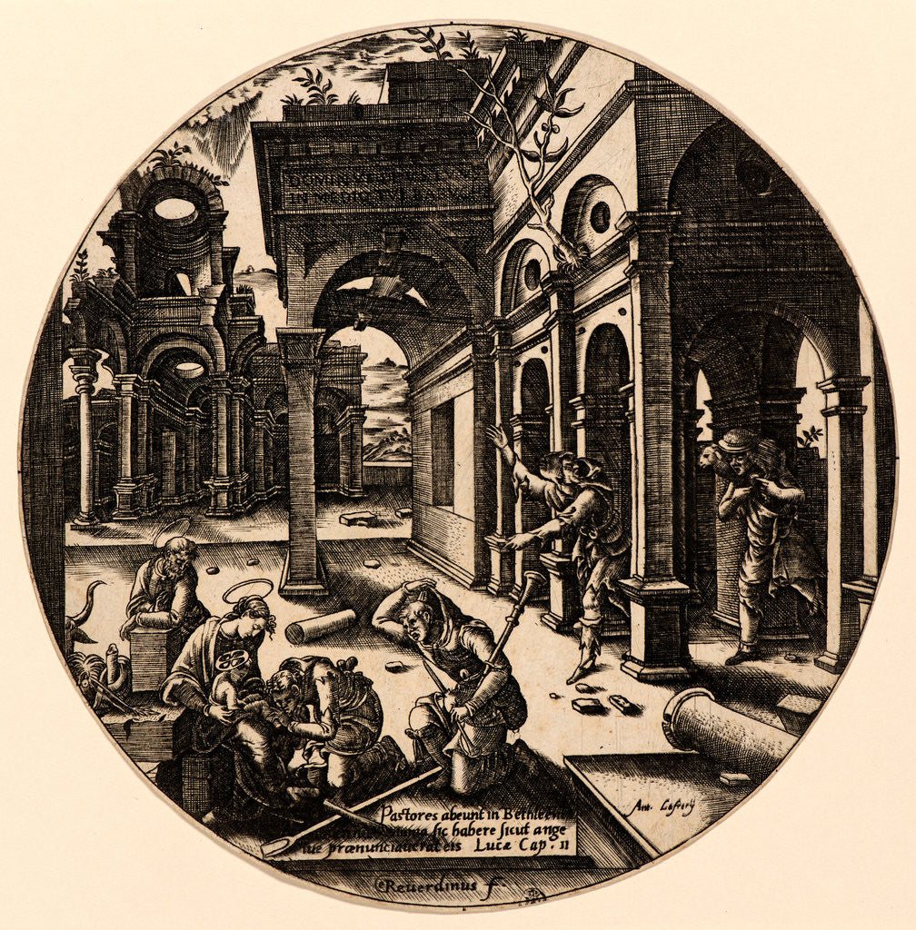 Detail of Adoration of the Shepherds, 16th century by Georges Reverdy