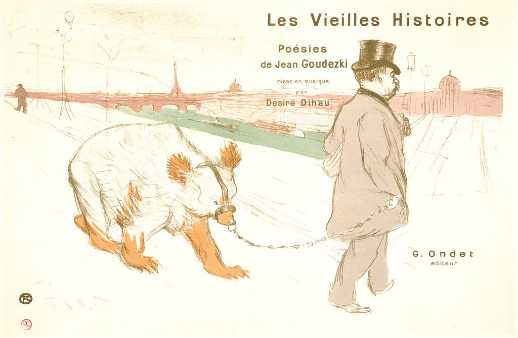 Detail of Ancient Histories (Les Vielles Histoires), 1893 by Henri de Toulouse-Lautrec