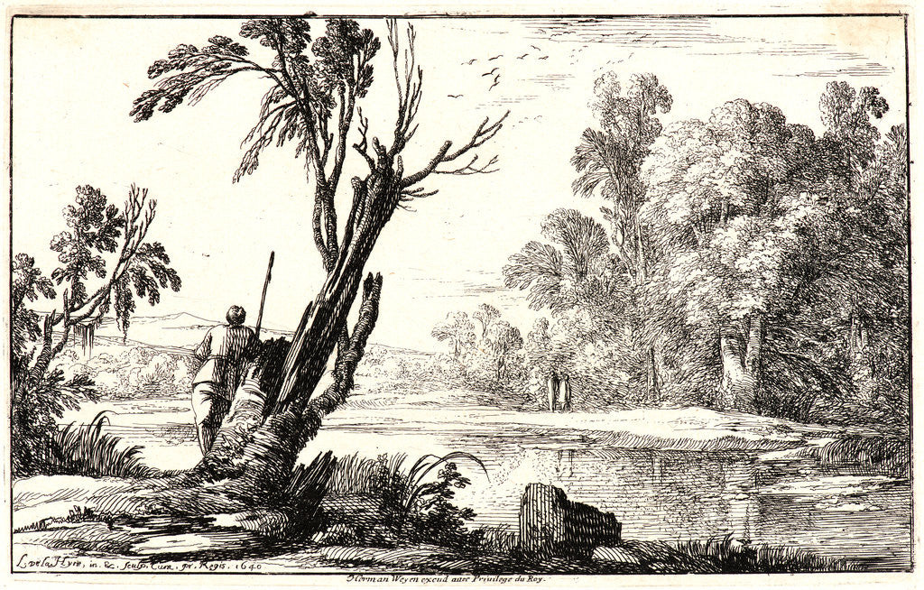 Detail of A Man Seen from the Back (L'Homme vu par le Dos), 1640 by Laurent de La Hyre