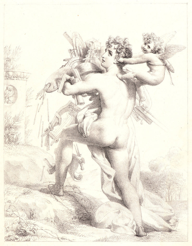 Detail of Qui Trop Embrasse Mal Étreint, 1816 by Pierre Guérin
