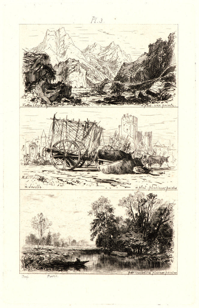 Detail of Treatise on Etching (Traité de la Gravure à l'Eau-forte), 1866 by Maxime Lalanne