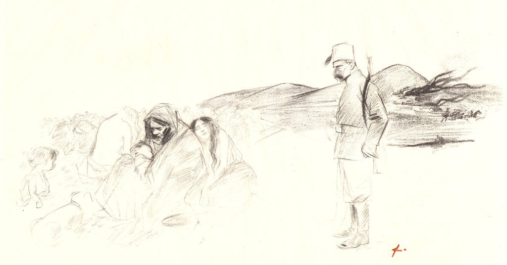 Detail of In Greece (En Grèce) by Jean Louis Forain