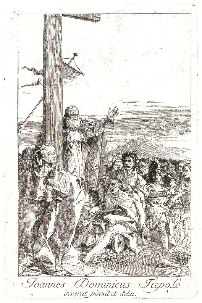 Detail of St. Helena Finds the True Cross by Giovanni Domenico Tiepolo