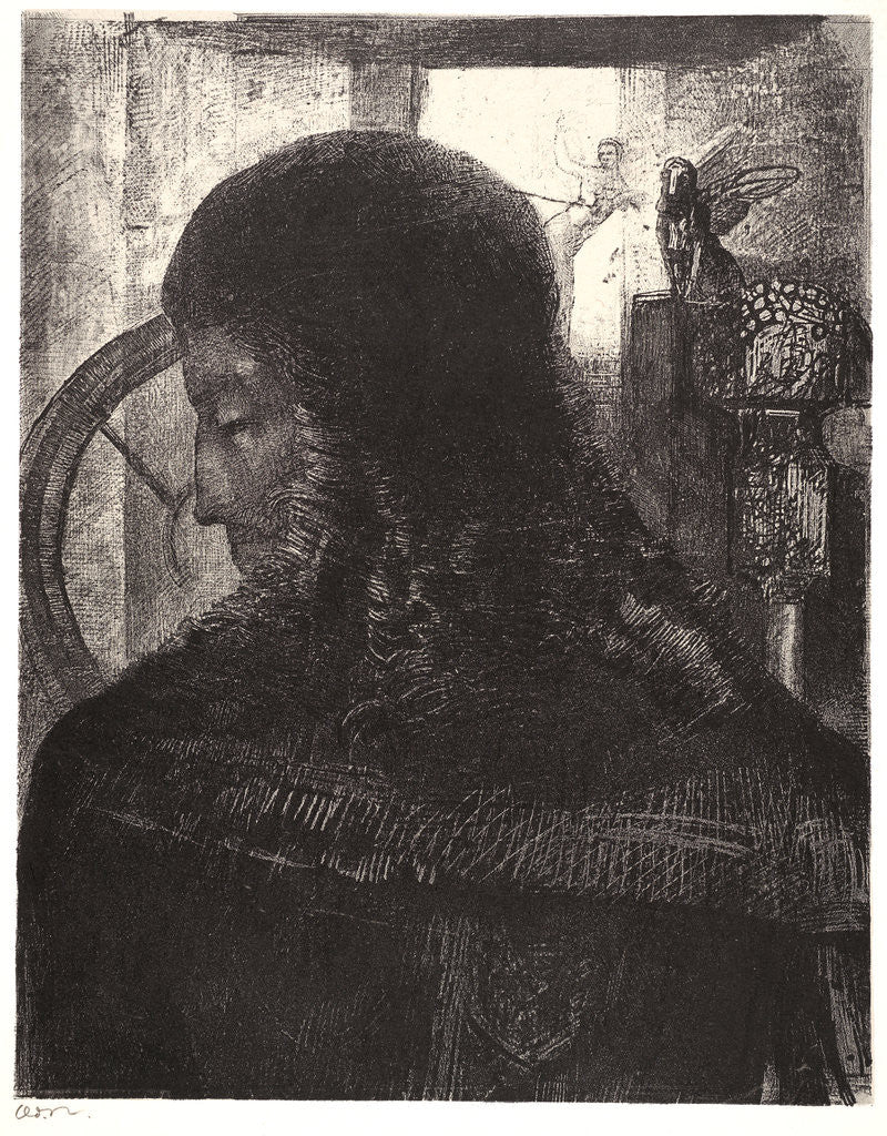 Detail of Old Knight (Vieux chevalier), 1896 by Odilon Redon