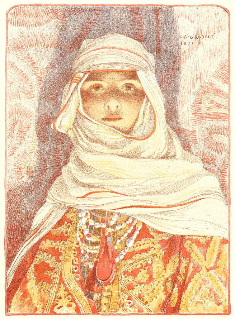 Detail of Femme du Riff, 1897 by Louis Auguste Girardot