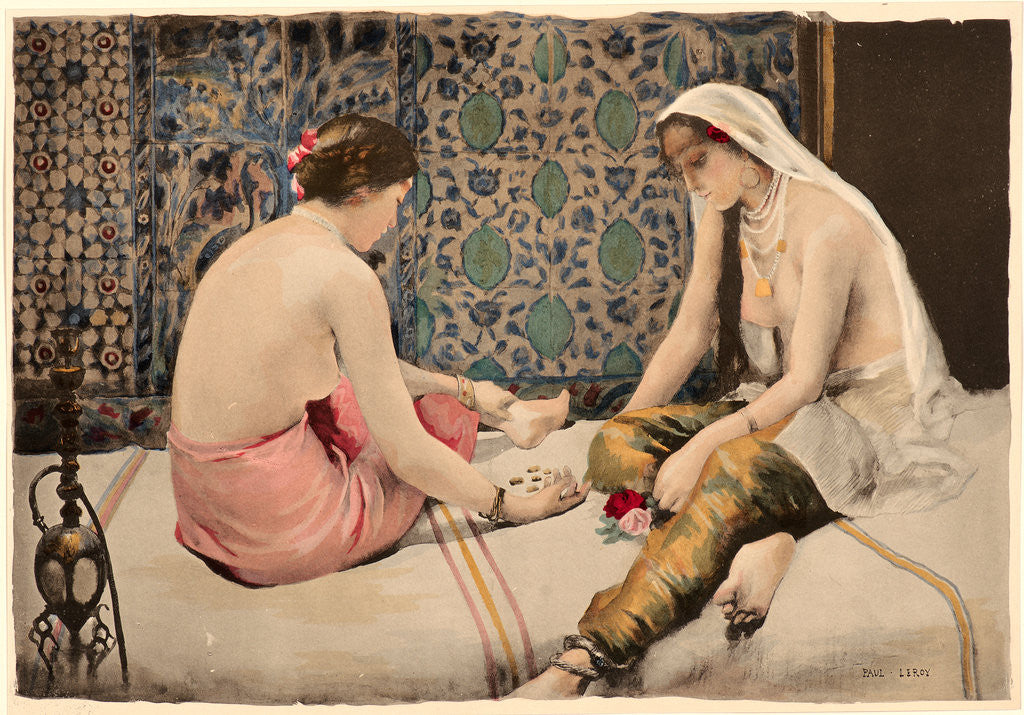 Detail of Joueuses D'Osselets, ca. 1898 by Paul Le Roy