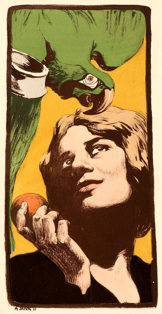 Detail of La Femme au Perroquet, 1898 by A. Yank