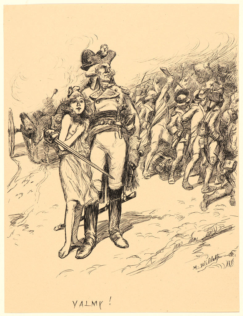 Detail of Valmy, ca. 1899 by Adolphe Willette