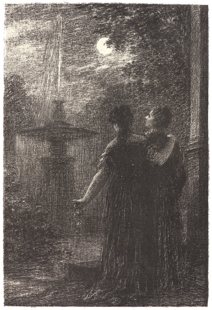 Detail of Béatrice et Bénédict: Acte I. Nocturne by Henri Fantin-Latour