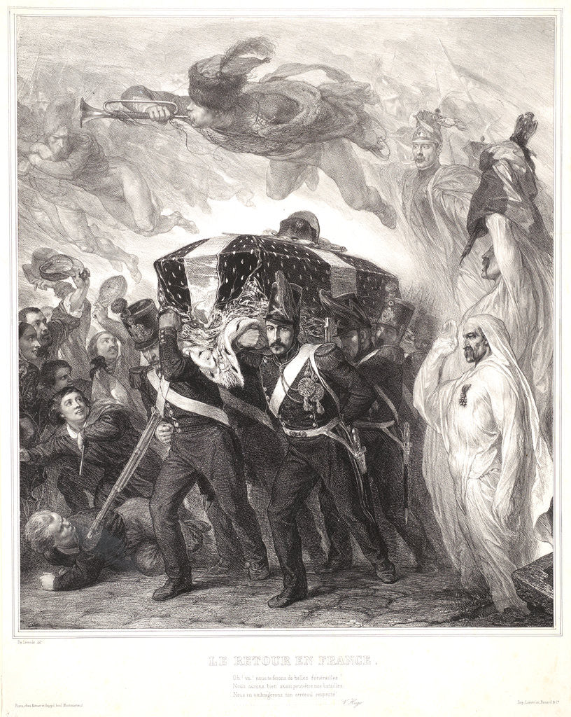 Detail of Le Retour en France, 1841 by Aimé de Lemud