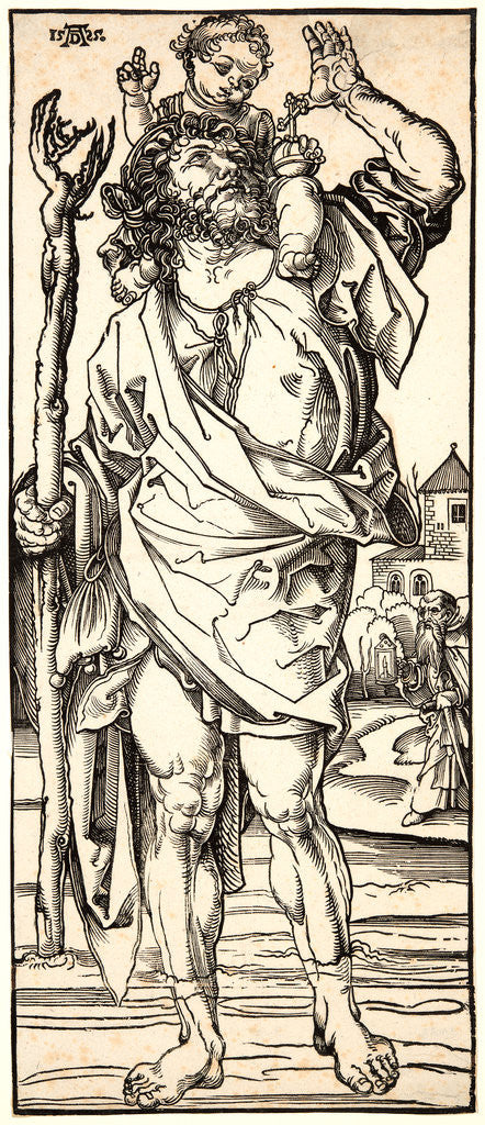 Detail of St. Christopher, ca. 1510-1520 by School of Albrecht Dürer
