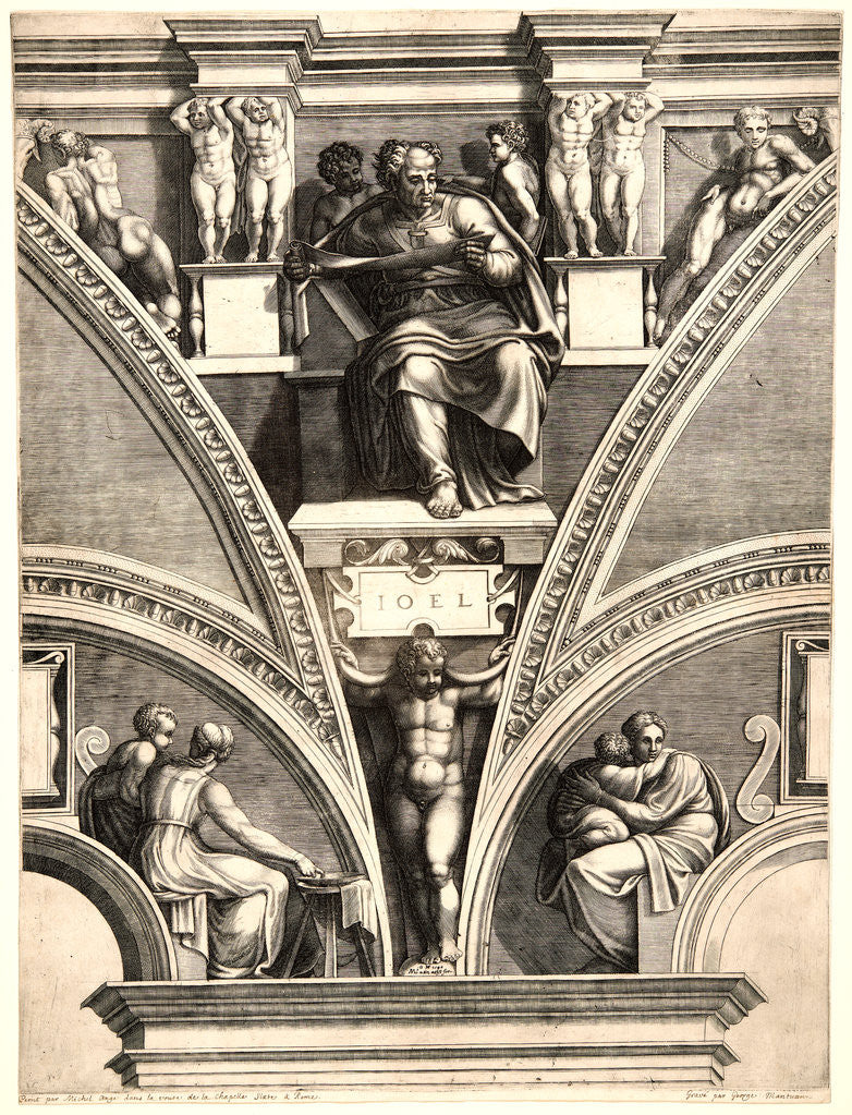 Detail of Joel, ca. 1570-1573 by Giorgio Ghisi