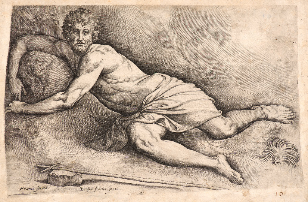 Detail of St John the Baptist, ca. 1530-1551 by Battista Franco