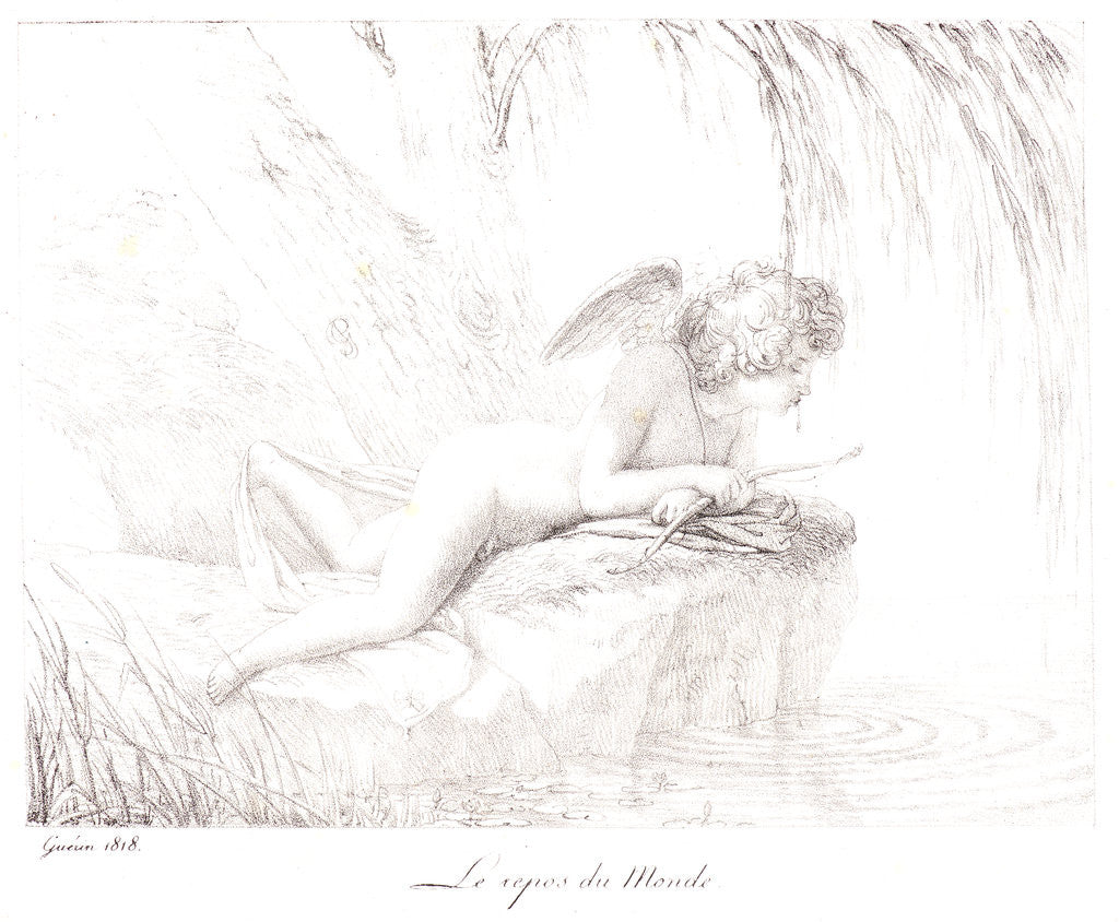 Detail of Le Repos du Monde, 1818 by Pierre Guérin