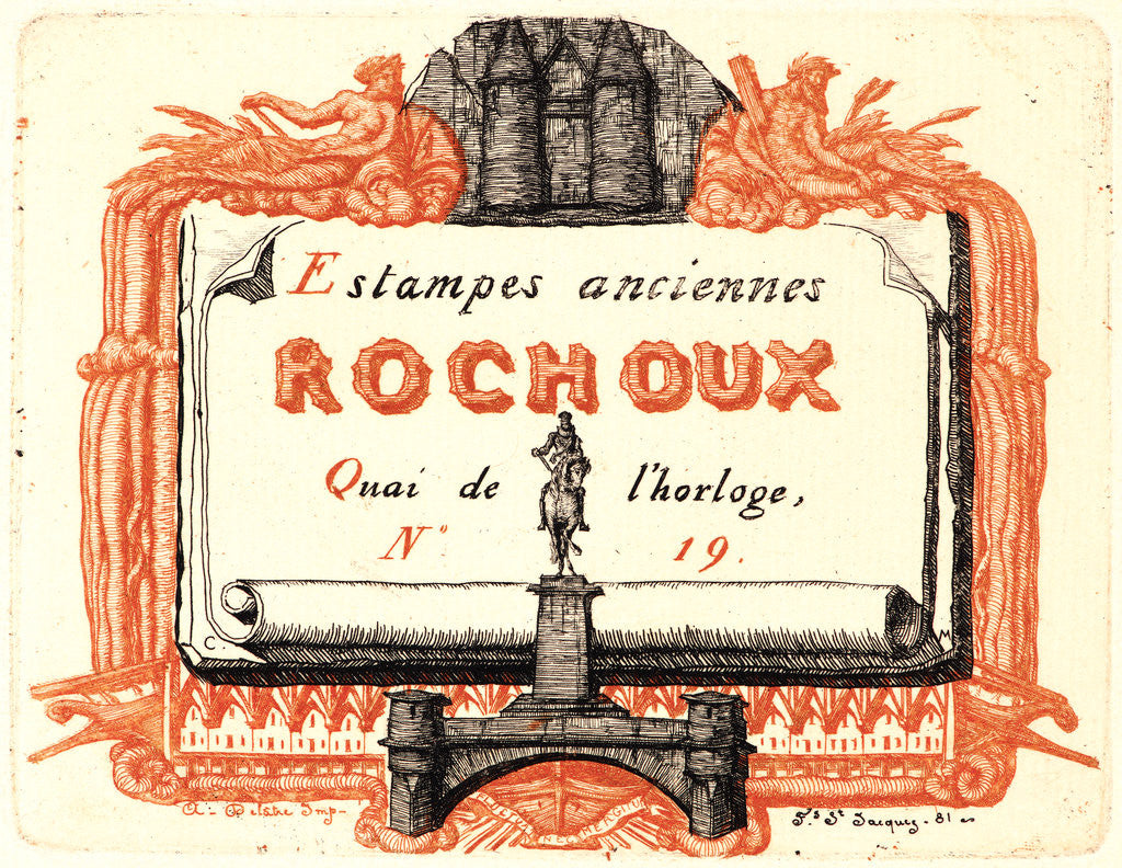 Detail of Adresse de Rochoux, 19th century by Charles Meryon